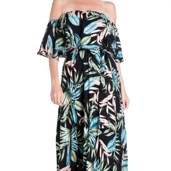Meghan LA Morning Glory Tropical Dress - Picture 1 of 2